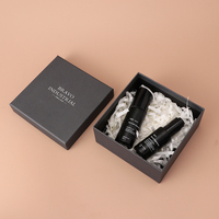 Boîte à tiroirs BRAVO faite à la main haut de gamme personnalisable 128,8g 15,5x6,7x15,5cm avec doublure en éponge enduite, pelliculage brillant et dorure à chaud pour thé