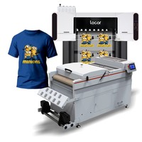 Impresora DTF 2026 de 60 cm con 4 cabezales I3200, agitador de polvo de transferencia e impresora DTF A3