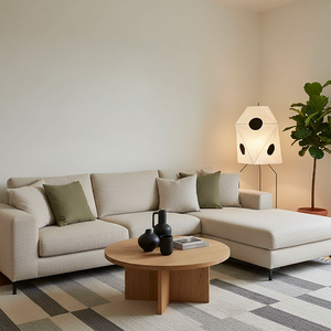 Lampadaire japonais Wabi-sabi Akari UF3-Q en tissu LED sur trépied, style Zen, pour hôtel et maison, vente en gros transfrontalière - Product Image 3