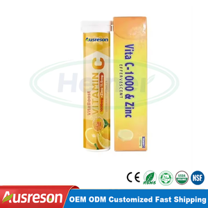 <span class=keywords><strong>Tablet</strong></span> <span class=keywords><strong>Vitamin</strong></span> <span class=keywords><strong>C</strong></span> Efervesen Ausreson Private Label dengan Seng 1000mg - Product Image 2
