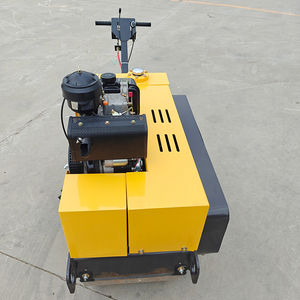 330kg 450kg 600kg Máy móc đường nhỏ gọn máy Đầm đất con lăn trống nhỏ Máy kéo nhỏ - Product Image 4