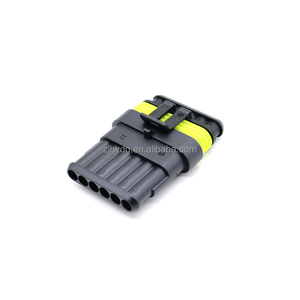 Conector Automotriz CNHY Impermeable Macho-Hembra de 6 Pines Serie 1.5 AMP para Cable a Cable, Modelo 282090-1 y 282108-1 - Product Image 4