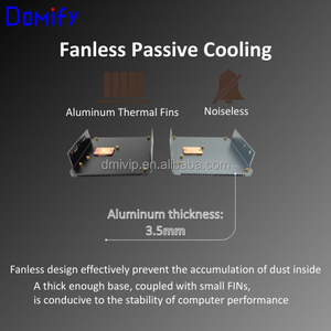 Xách tay Mini PC tường lửa Router Quad <span class=keywords><strong>Core</strong></span> <span class=keywords><strong>Celeron</strong></span> N100 N95 2.5 gam Lan DDR5 pfsense nhà/doanh nghiệp Chứng Khoán không quạt hợp kim nhôm - Product Image 4