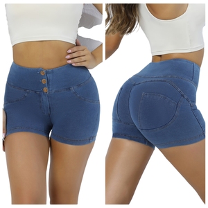 Pantalones Cortos Deportivos YNSEA para <span class=keywords><strong>Mujer</strong></span>, Diseño Personalizado, Cintura Alta, Levanta Glúteos, Efecto Scrunch, Sin Costuras - Product Image 2