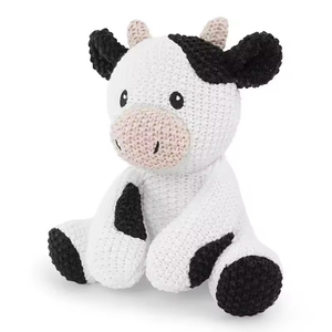 Jouets en tricot en gros : Dinosaures, lapins, éléphants, lions, vaches en coton PP – Cadeau unisexe pour jeunes enfants et bébés - Product Image 5