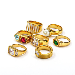 Europa y los Estados Unidos en el nicho de Venta caliente transfronterizo una serie de anillos con incrustaciones de diamantes joyería femenina <span class=keywords><strong>tit</strong></span> de alto grado - Product Image 1