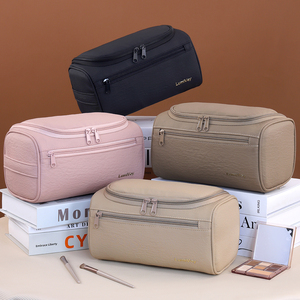 Bolsa <span class=keywords><strong>de</strong></span> Aseo Colgante con Textura Taslon, Organizador <span class=keywords><strong>de</strong></span> Cosméticos Multifuncional con Diseño <span class=keywords><strong>de</strong></span> Gancho, Ideal para Viajes, Bolsa <span class=keywords><strong>de</strong></span> Maquillaje Portátil <span class=keywords><strong>de</strong></span> Gran Capacidad - Product Image 2