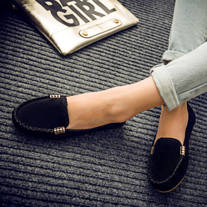 <span class=keywords><strong>Mocassini</strong></span> da <span class=keywords><strong>Donna</strong></span> con Punta Tonda e Tomaia Bassa in <span class=keywords><strong>Camoscio</strong></span>, Scarpe Casual da Studentessa - Product Image 5