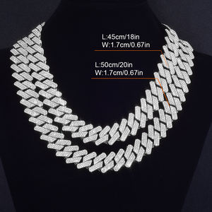 מעוף גברים תכשיטים היפ הופ מיקרו-פאווה 17 מ "מ קובן שרשרת גבוהה צ 'אנסטון - Product Image 5