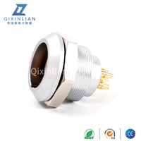 Conector hembra de la serie EGG Enchufe coaxial RF autoblocante de aviación de tipo de enchufe Push-Pull