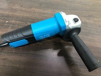 Meuleuse d'angle électrique industrielle professionnelle AG100-1200A avec gâchette, disque de meulage de 100 mm, moteur à balais 1200W 11000 tr/min