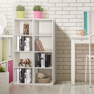 Tùy Chỉnh Bằng Gỗ Đơn Vị Lưu Trữ 4 Cube Tủ Sách Phòng Khách Kệ Kệ Hiển Thị Giá - Product Image 5