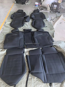 อุปกรณ์ตกแต่งภายในรถยนต์ใหม่ปี <span class=keywords><strong>2023</strong></span> เบาะรองนั่ง PVC ชุดเต็มรูปแบบ รุ่นหรูหรา 9D  ชุดหุ้มเบาะหนังแบบสปอร์ต - Product Image 3