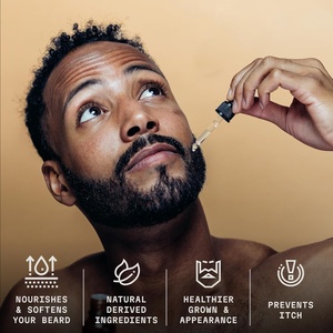 <span class=keywords><strong>Aceite</strong></span> para Barba 100% Natural de Vainilla para Hombres - Promueve la Salud y el Crecimiento de la Barba, Suaviza e Hidrata con Aceites de Argán y Jojoba, OEM/ODM - Product Image 3