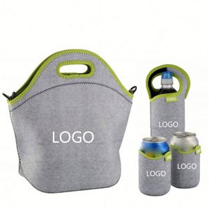 Sac isotherme personnalisé pour pique-nique, transportable, avec rangement pour ustensiles, pour le camping, les voyages, la plage, léger et réutilisable - Product Image 2