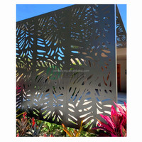 Panneaux décoratifs latéraux en métal découpé au laser pour pergola, couverture de clôture de jardin, feuille de recouvrement, taille personnalisable, finition poudrée, Australie