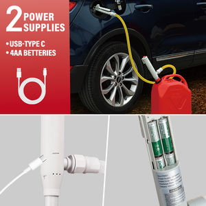 Pompe de transfert de carburant rotative à moteur CC portable 3,2 GPM, buse manuelle, alimentée par batterie, OEM, basse pression, 3V/5V, industrie automobile - Product Image 4