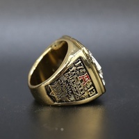 Bague de championnat de football des Chargers de San Diego 1994, forme de foudre en verre, style enfantin, nouveau modèle
