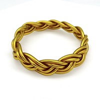 2023 Bestseller Nieuwe grensoverschrijdende Europese Amerikaanse stijl siliconen hart gevlochten dubbelstrengs unisex armband Nee
