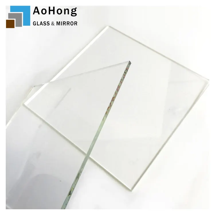 Lastre di vetro Ultra Super trasparente vetro temperato di qualità