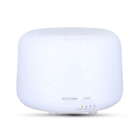 500ml humidificateur d'air de synchronisation diffuseur d'huile d'arôme essentiel vaporisateur à ultrasons aromathérapie LED lumière changeante livraison directe
