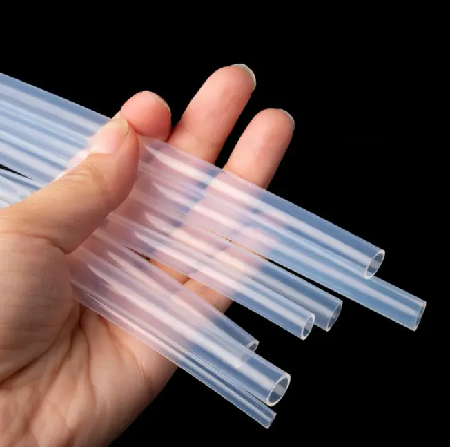 wholesale Food Grade clear silicone hose 1mm 8mm 10mm flexible pure silicone hose tube elastic rubber tubing
