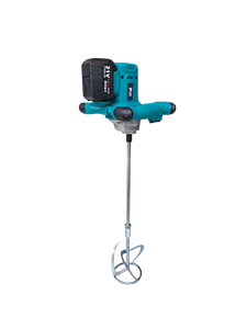 21V Battery <b>Powered</b> Electric Mixer Professional Grade Paint Cement Mortar Mixing <b>Tool</b> with Metal Stirring Paddle in stock - Product Image 1