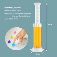 Nouveau Gel Nettoyant WC Parfum Floral Naturel Désodorisant Outil de Nettoyage de Cuvette de Toilettes Seringues Gel Nettoyant WC