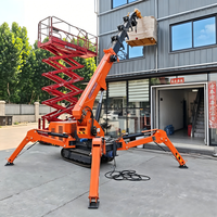 Équipement de levage : Mini-grue araignée hydraulique 3T, 5 tonnes, 8 tonnes, grue araignée sur chenilles 3 tonnes pour l'installation de vitres