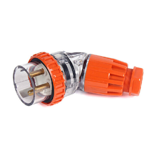 Prise industrielle 56PA320 - 250V 20A 3 broches rondes, prise électrique <span class=keywords><strong>orange</strong></span> industrielle - Product Image 6