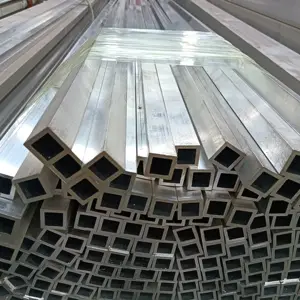 Perfiles de aluminio Precios Perfil de aluminio cuadrado Tubo de aluminio rectangular