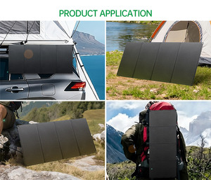 Panel Solar Plegable Impermeable BC de 60 Vatios y 18V, Portátil, con USB-A Tipo C, QC3.0, PD30W para Teléfonos Celulares y Computadoras Portátiles - Product Image 4
