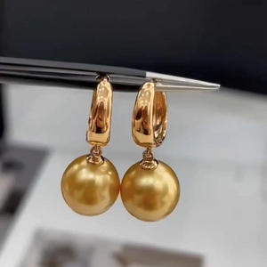 Accessoires en argent S925 pour la création de bijoux, boucles d'oreilles pendantes tendance avec support vide pour perles rondes de 8 à 13 mm, 21717 - Product Image 2