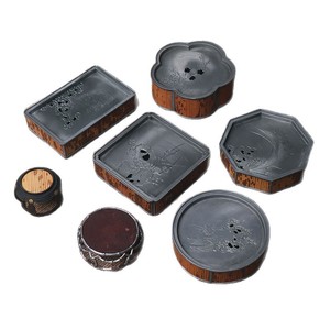 Xiangfei Pure Pewter <b>Tea</b> <b>Tray</b> Rectangle Bamboo Material <b>Tea</b> Ceremony Accessory Storage <b>Tray</b> For Table Use - Product Image 5