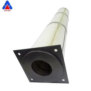 Nuevo Cartucho de Filtro de Poliéster con Brida Cuadrada para Colector de Polvo, Elemento de Filtro Industrial Personalizado, 98% de Eficiencia, 5 Micras - Product Image 2