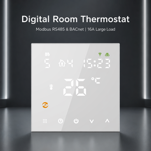 HYSEN 16A Smart Thermostat Modbus RS485 BACnet Digital <strong>Controller</strong> for Electric Floor <strong>Heating</strong> Water Boiler Tuya <strong>WiFi</strong> App Control - Product Image 5