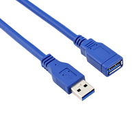 Superspeed USB 3.0 Typ A Verlängerungsdatenkabel für Männlich zu Weiblich USB 3.0 Erweiterungskabel zur Synchronisierung der Aufladung für Datenübertragung