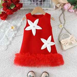 Nouvelle Arrivée 2026 Robe sans Manches en Tulle Décorée pour Filles, Robe d'Anniversaire, Robes pour Filles 0-5 Ans - Product Image 4