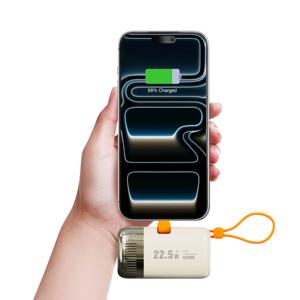 Batterie externe 10000 mAh avec câble intégré et prise Type-C détachable, chargeur portable modulaire à charge rapide 22,5 W - Product Image 3