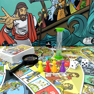 Chất Lượng Cao Rắn Thang Trò Chơi Hội Đồng Quản Trị Tùy Chỉnh Cá Nhân Thiết Kế Gia Đình/Trẻ Em Của Bằng Gỗ Tông Trò Chơi Nhà Máy Trẻ Em In Ấn - Product Image 4