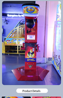 Machine de boxe d'arcade de poinçon de Dragon en métal de haute qualité jeu de sport à pièces populaire pour l'amusement de billet d'adultes