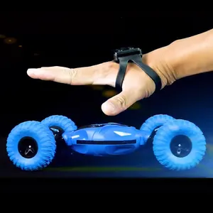 2.4G Small Remote Control Stunt Car Side Walking With Light Wholesale Hot Sale R C Twist Car