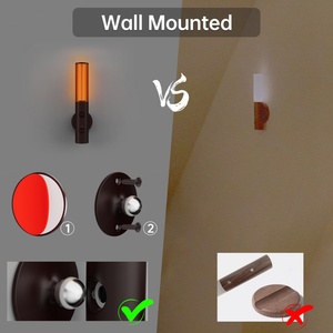 Nueva Lámpara de Pared Portátil Multifuncional Magnética con Sensor de Movimiento Humano, Tres Niveles de Intensidad, Luces LED para el Hogar - Product Image 5