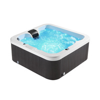 Massage extérieur Baignoire à jet d'air Bain à remous d'eau salée Spa Baignoire spa extérieure