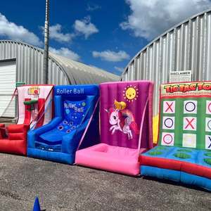 Chất lượng cao Inflatable lễ hội trò chơi cho doanh số bán hàng với Oxford vải chất liệu ngoài trời tương tác Trò chơi bắn súng - Product Image 2