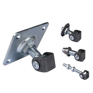 スイングゲート調整可能ヒンジUボルトとプレート付き亜鉛メッキ - Product Image 5
