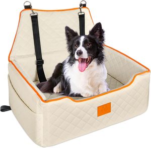 Asiento de coche de lujo personalizado para perros, elevador para mascotas, cama de viaje impermeable para perros, transportador de mascotas de seguridad con asa para gatos, OEM disponible - Product Image 1