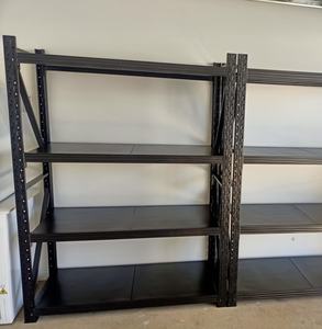 Étagères de présentation de vente au détail multifonctionnelles en acier allié durable, double face, grande capacité, équipement de stockage de marchandises robuste - Product Image 5