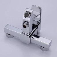 Legokingfers robinet mitigeur de douche chaud et froid, fournitures d'usine, salle de bain en Zinc carré, baignoire robinet de douche chaude et froide, articles divers