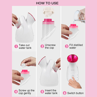 Moehair Professional Spa Portable Nano Vaporizador Personal Face Steamers Deep Cleaning Warm Mist Humidifier Facial Steamer